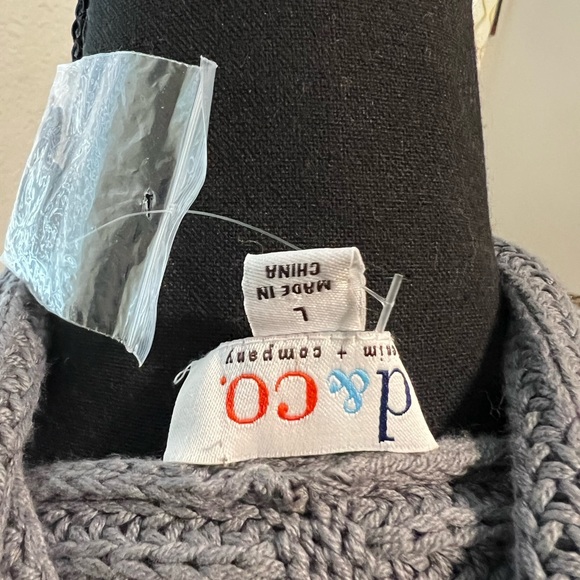 Sweater knee length. Gray with tags. - Picture 3 of 3